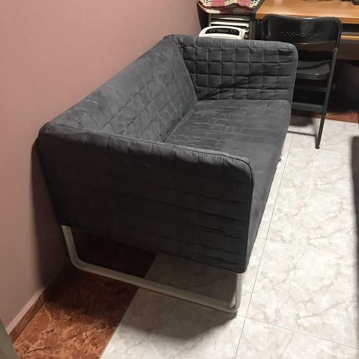 Sofa IKEA Knopparp szara