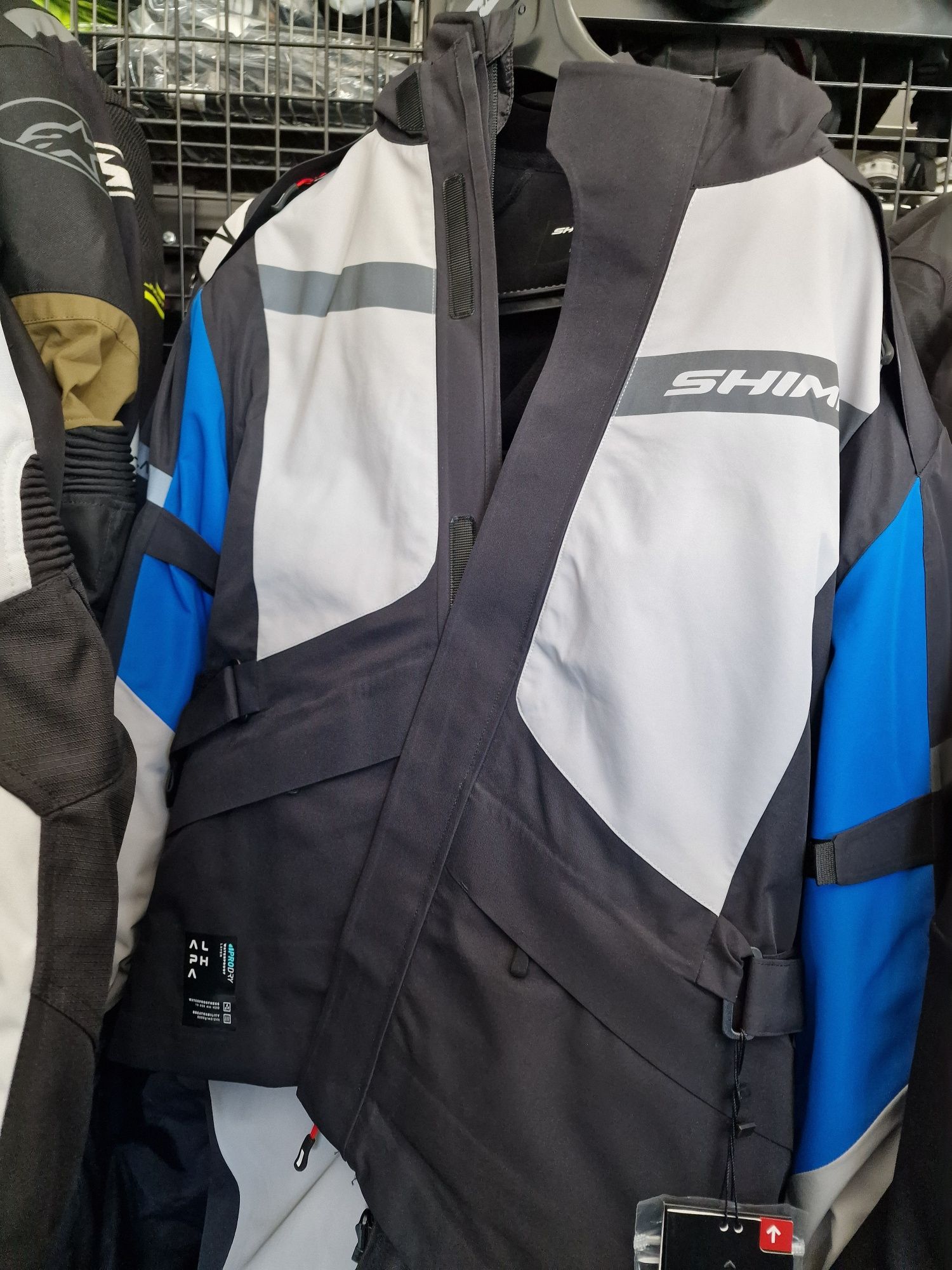 MotoSzafa Kurtka SHIMA ALPHA MEN BLUE    L,XL,XXXL   !gratisy/raty 0%!
