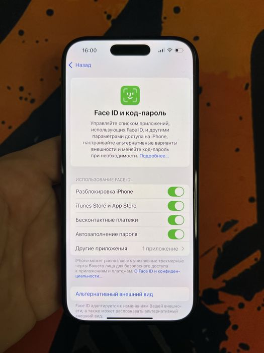 iPhone 16 Pro в идеальном состоянии, как новый