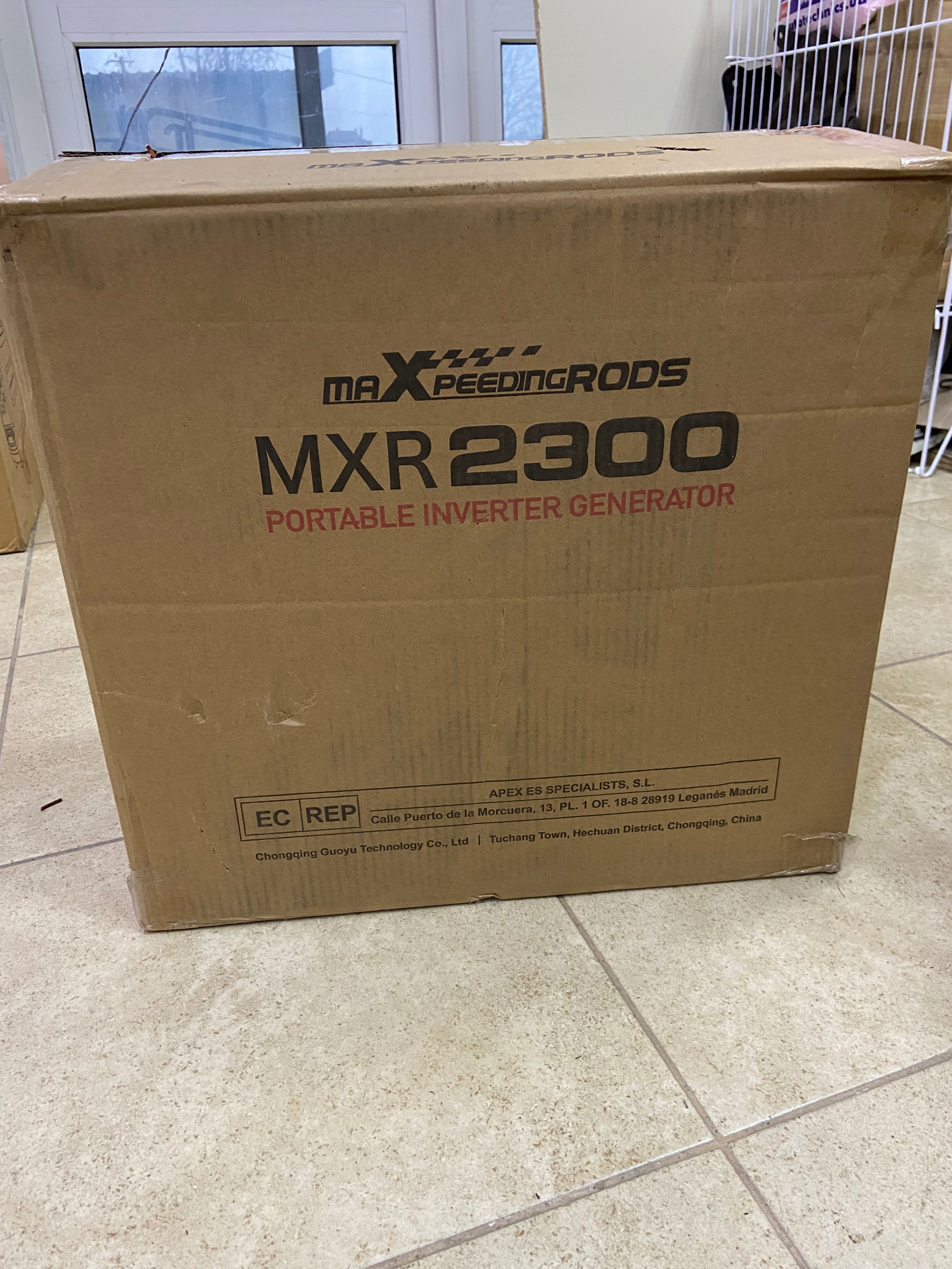 Инверторный генератор Maxpeedingrods MXR2300, 1,8/2,3 кВт