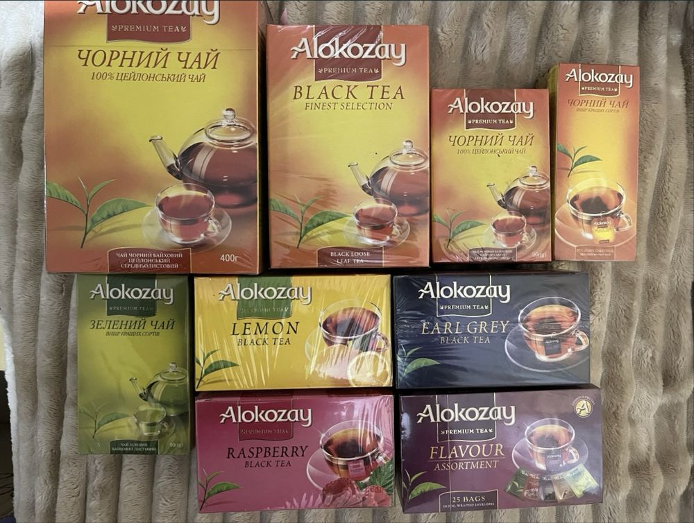 Чай Monomax Alokozay Sun Gardens Ahmad Lovare три слона tess