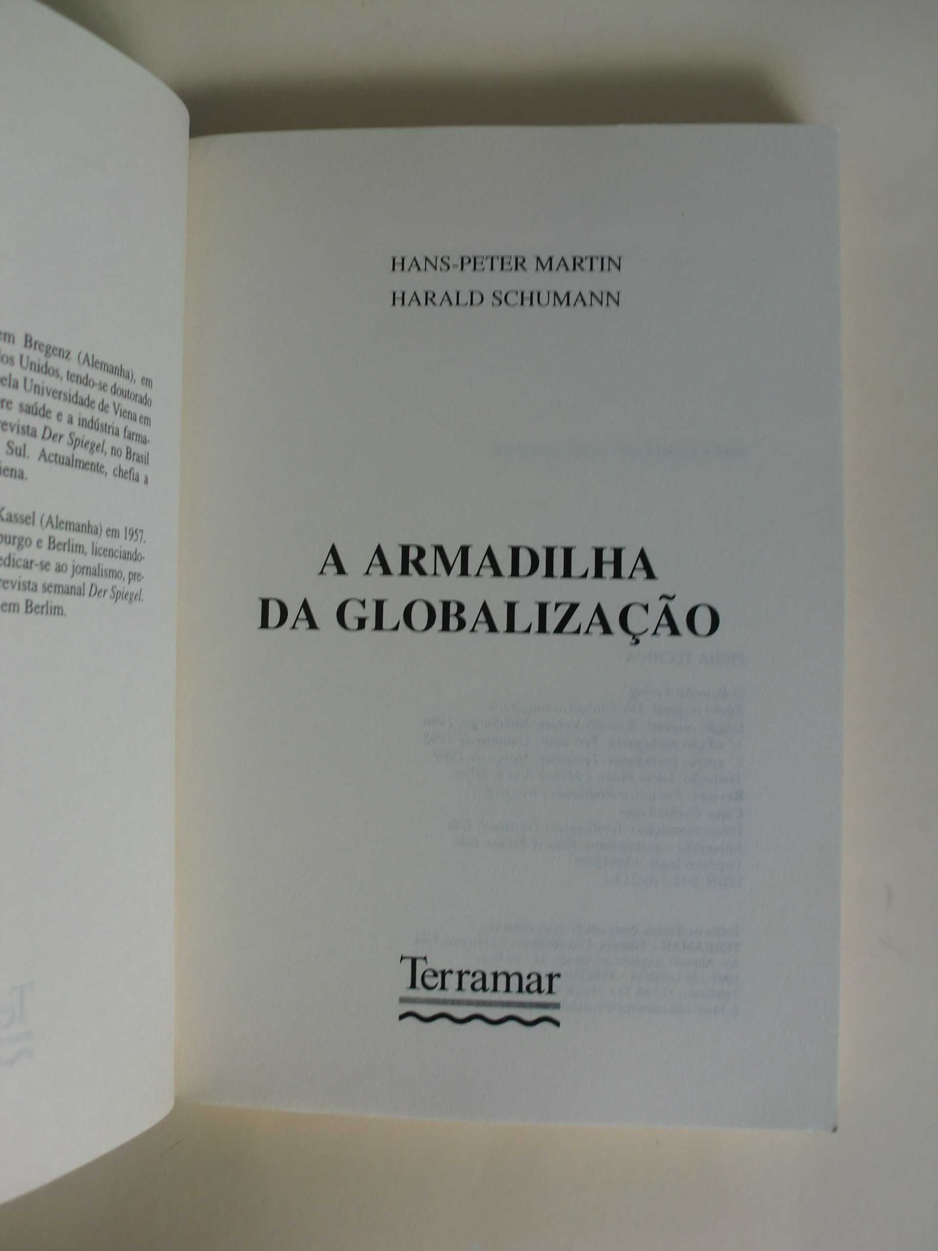 A Armadilha da Globalização - Hans-Peter Martin