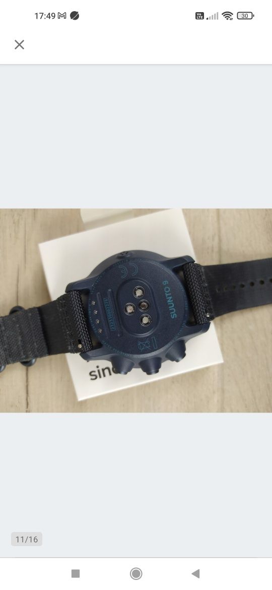 Suunto 9 Baro Granite Blue Titanium Zegarek Sportowy