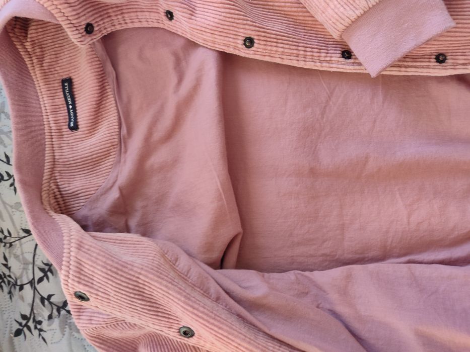 Куртка Brandy Melville, женский вельветовый хлопковый бомбер