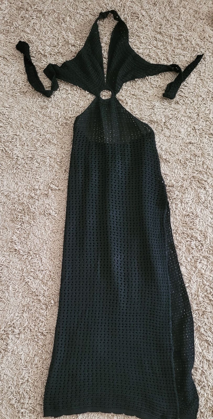 Vestido comprido crochê