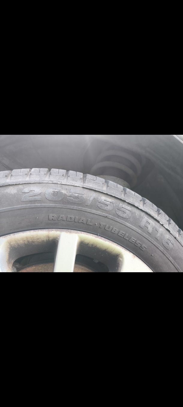 Mazda 5 Alu alufelgi 16' komplet orginalne 4x opony koła