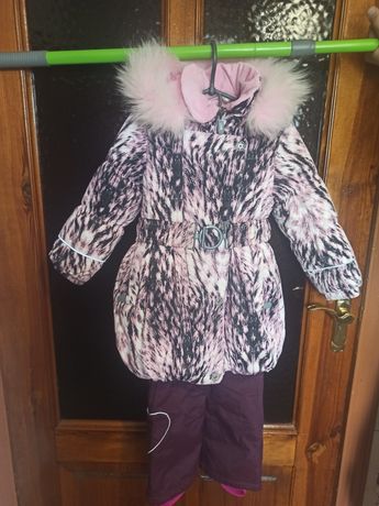 Пальто, куртка lenne 104, зимний комплект, полукомбинезон (Ленне)