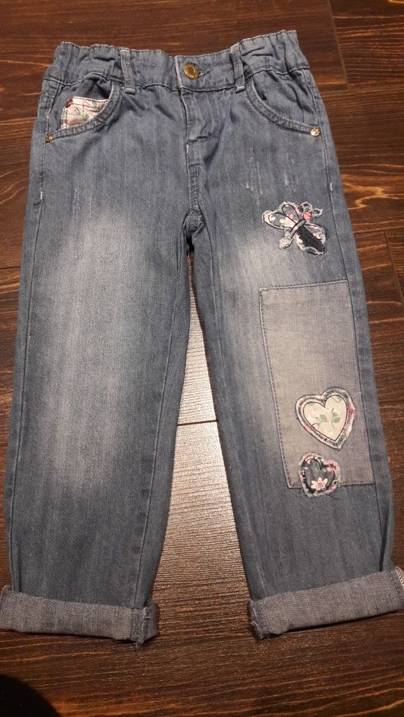 Spodnie jeansowe r. 98 Smyk