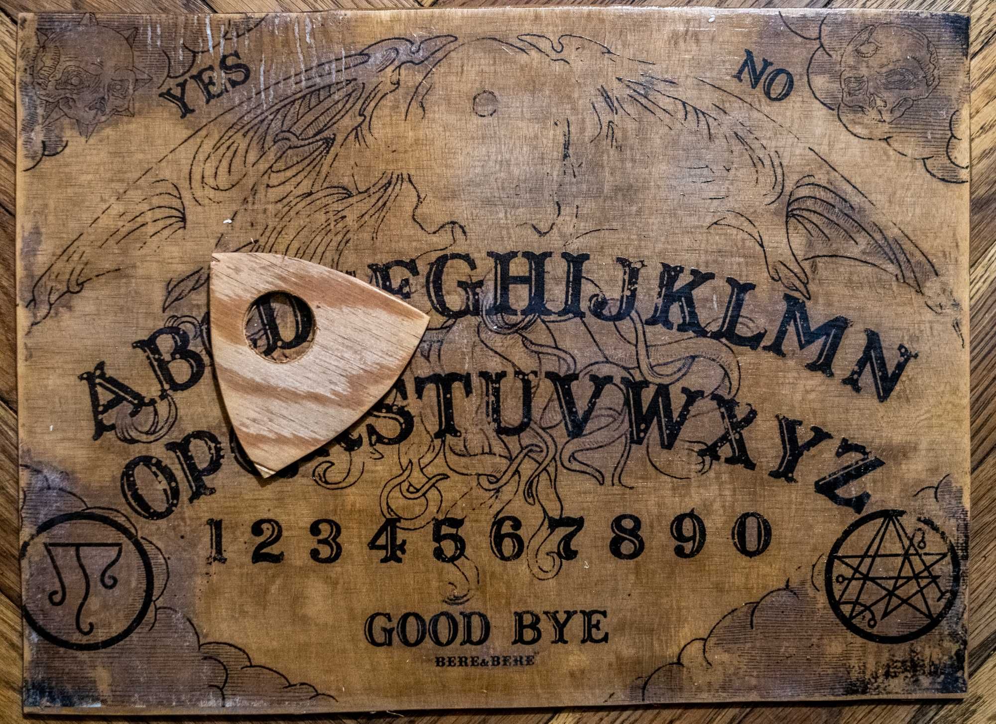 Tablica Ouija Lovecraft Cthulhu halloween gra plansza spirytyzm