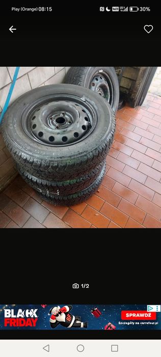 Opony M +S z felgami . I opel Renault Chevrolet