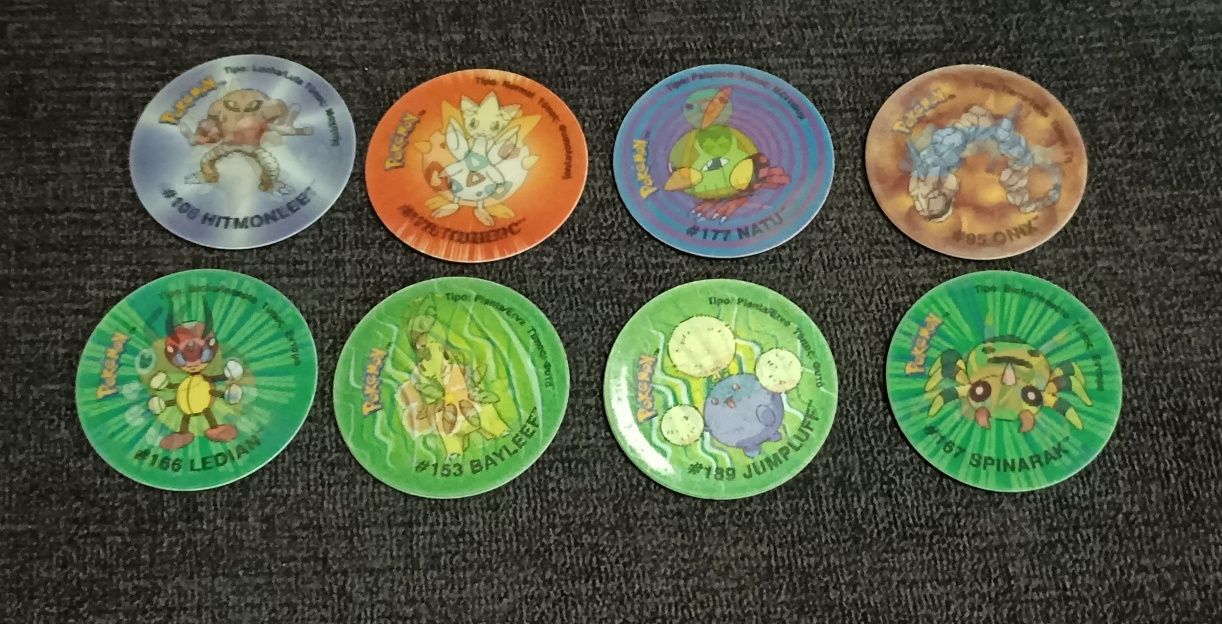 Lote 45 tazos Pokemon tazo 3