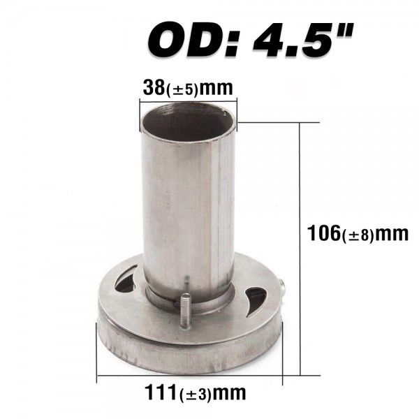 Флейта в глушитель, заглушка в прямоток для снижения громкости выхлопа