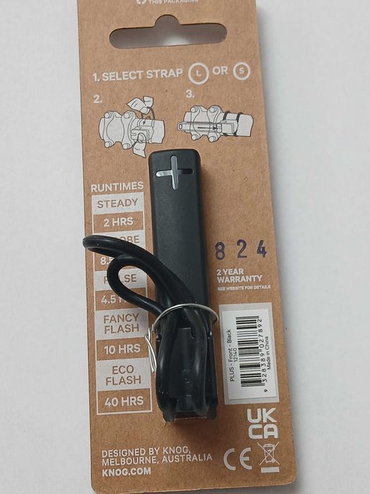 Lampka rowerowa Knog plus przód* nowa i oryginalna
