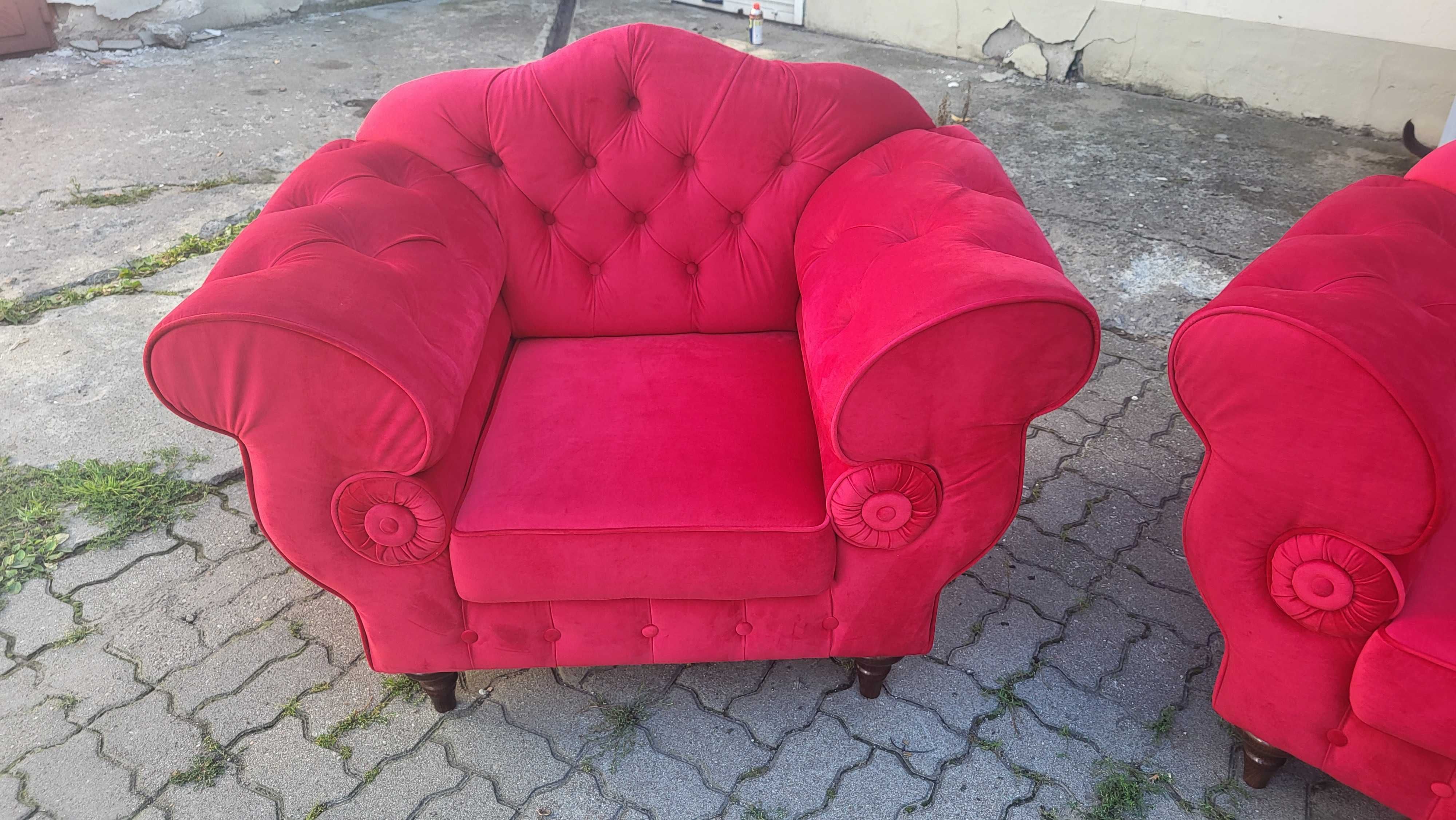 Chesterfield Preston sofa + fotel