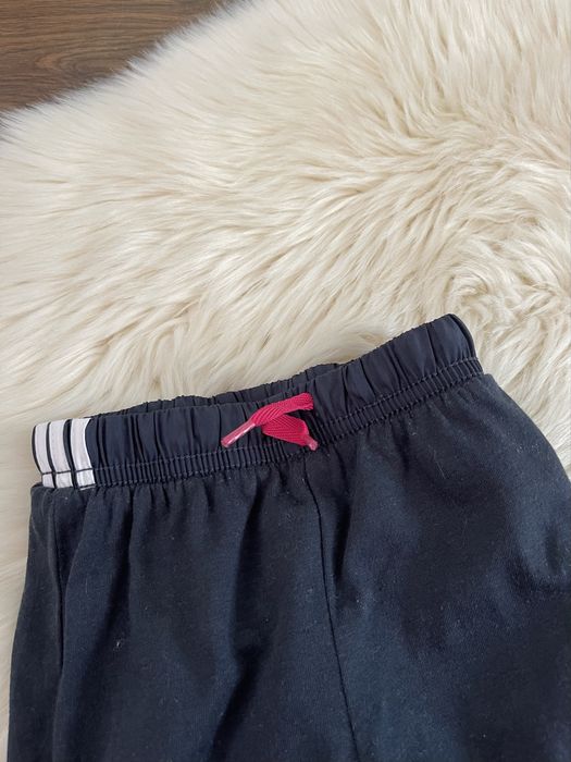 Adidas ortalionowe dresy spodnie dresowe granatowe 6 9 miesięcy 68 72