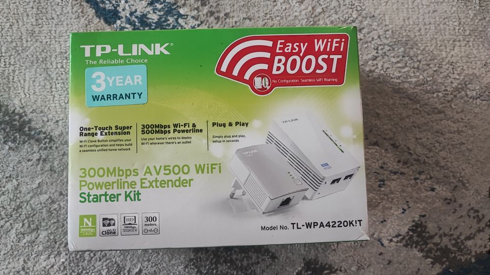 Transmiter sieciowy AV500 z punktem dostępowym, 300Mb/s