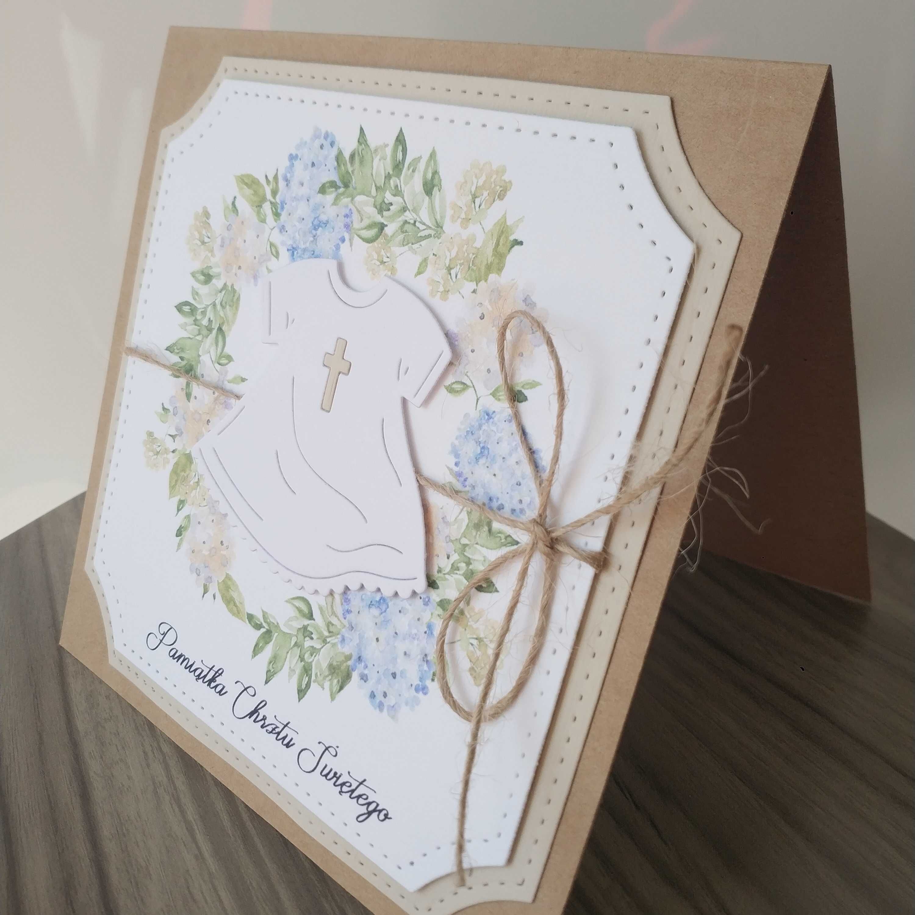 Kartka na Chrzest personalizowana - z imieniem