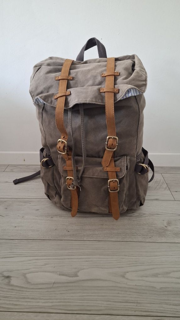 Plecak płócienny canvas evervanz 23l laptop 15 cali