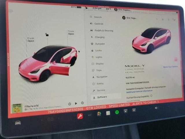 2022 року Tesla Model Y