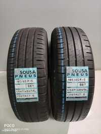 2 pneus semi novos 185/65r15 continental - oferta dos portes 85 EUROS