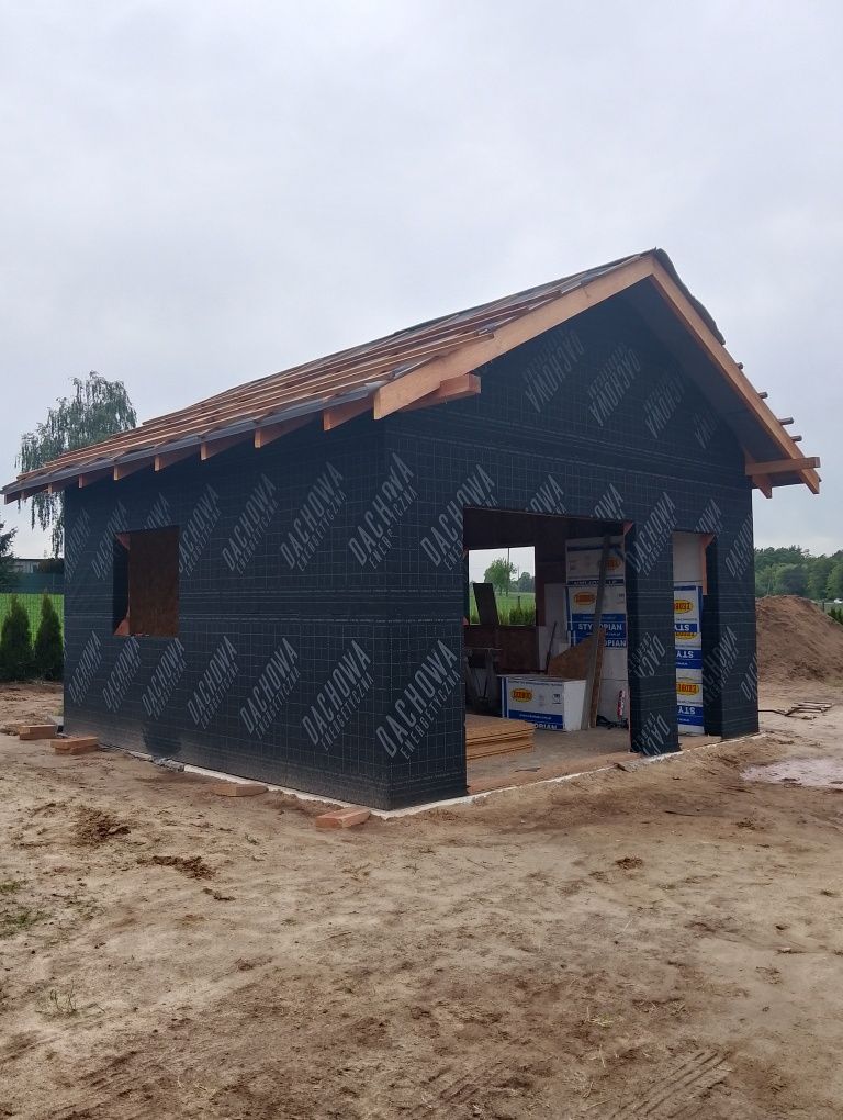 Konstrukcję drewniane-Garaz 35m2-Wiata