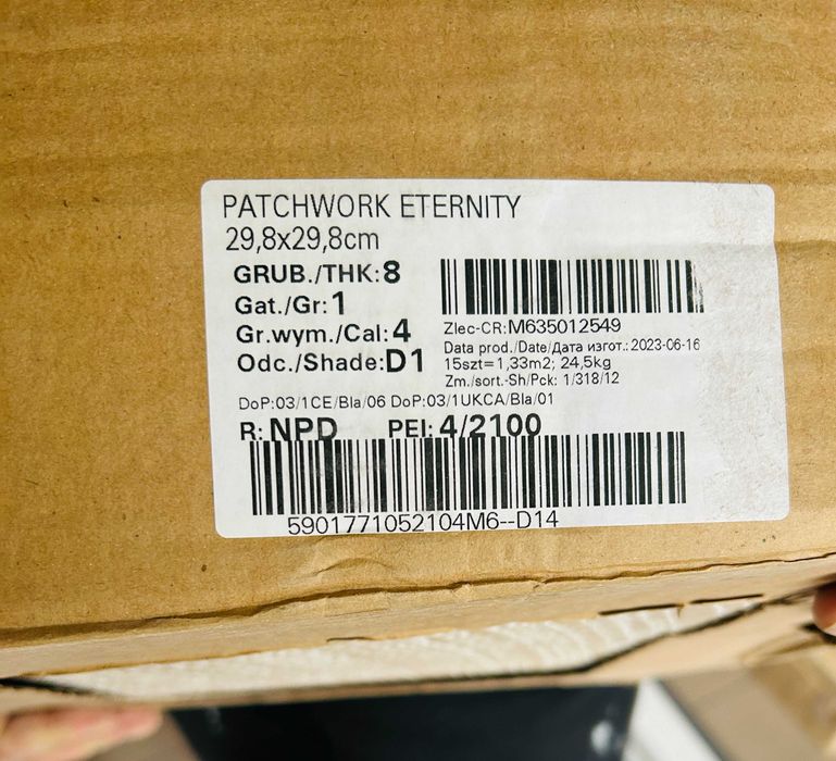 Gres szkliwiony Opoczno LOVELY PATCHWORK ETERNITY - 6,65 m2