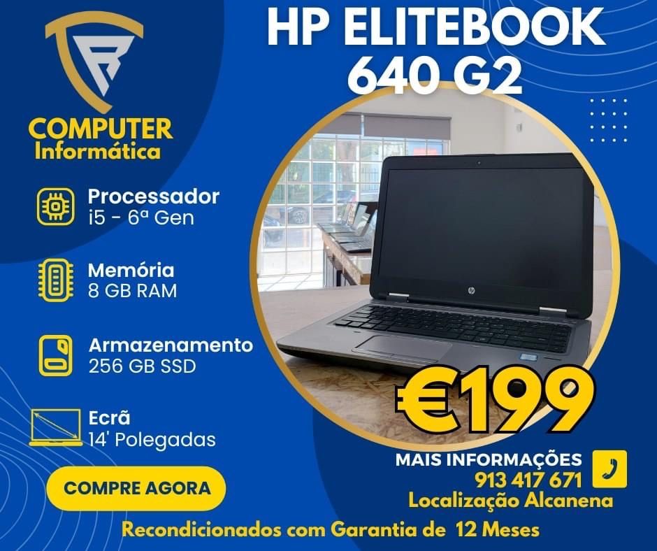 Hp probook 640 g2 intel i5 6 gen