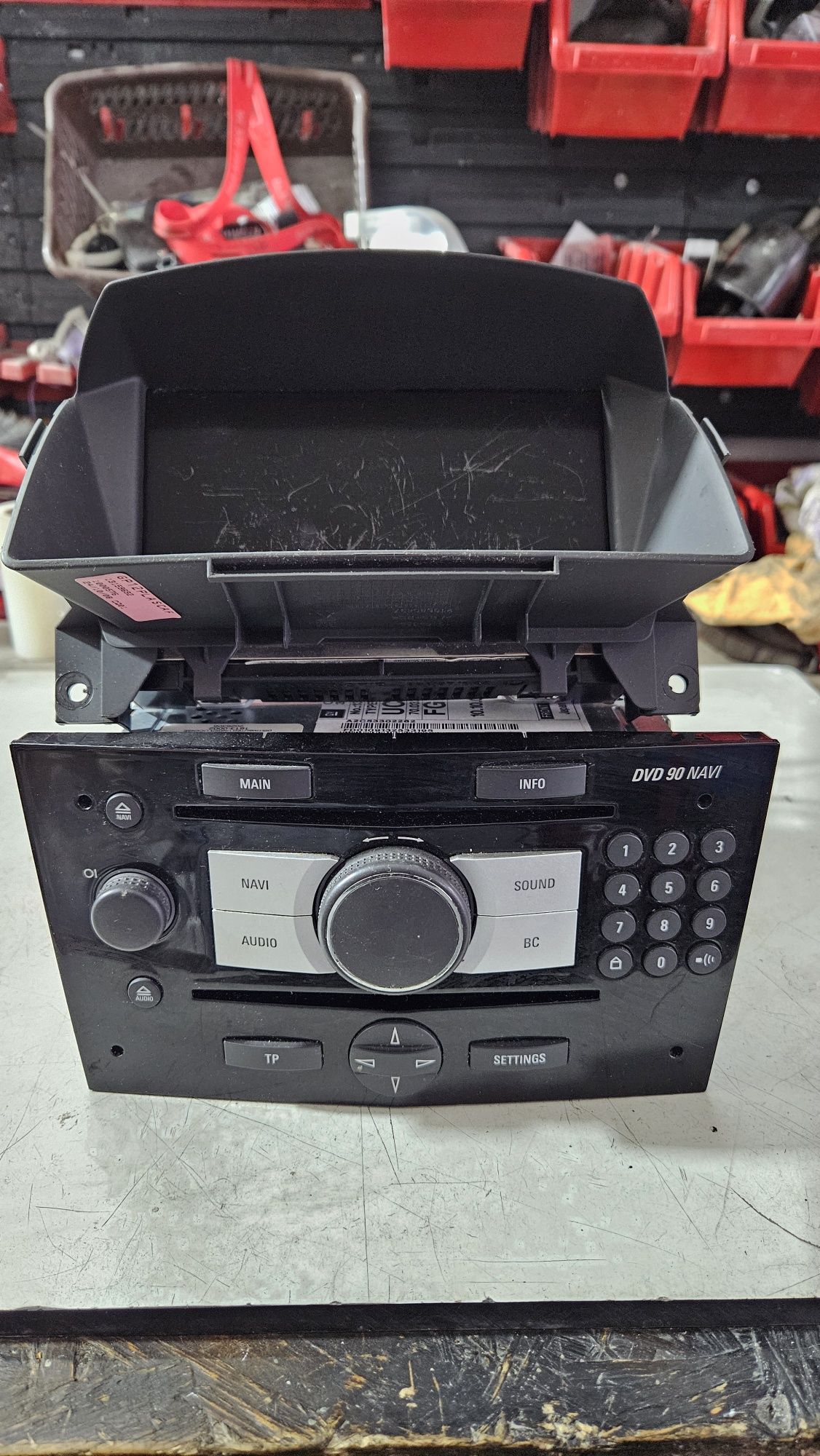 Radio nawigacja DVD90 Navi kolorowa opel zafira b astra h komplet