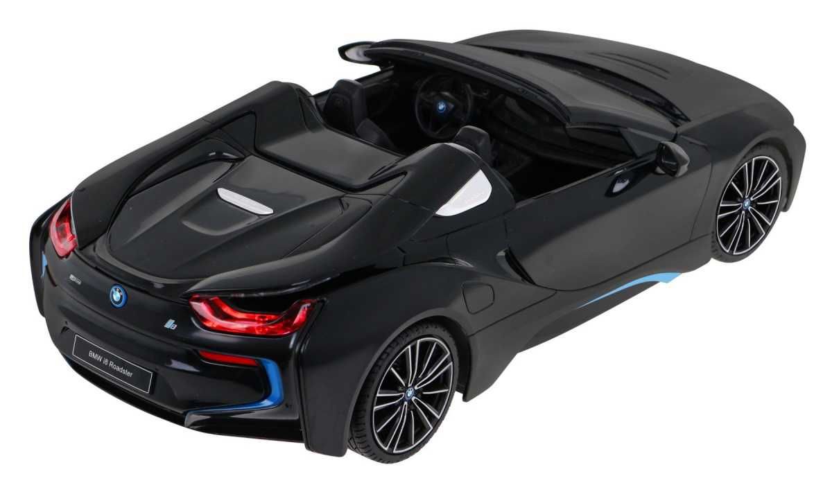 BMW i8 Roadster czarny RASTAR model 1:12 Zdalnie sterowane auto pilot