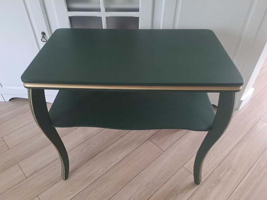 Stolik kawowy butelkowa zieleń