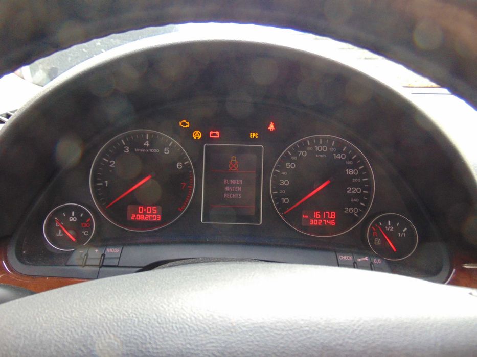Licznik Zegar Kolorowy FIS EU Audi A4 B6 04r gwarancja 3.0B
