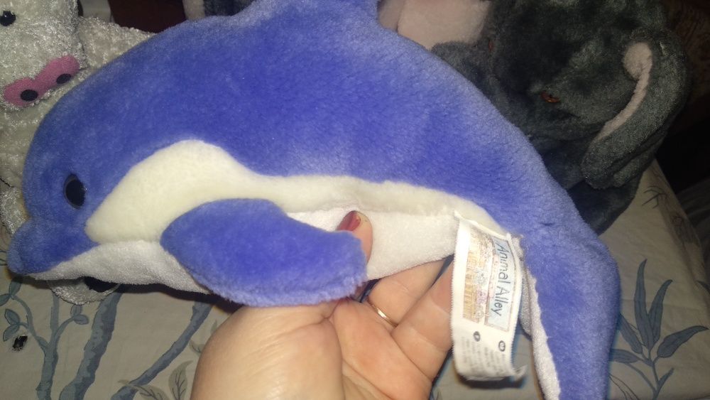 игрушка мягкая море кит единорог дельфин медуза пиратчереп набор 3шт