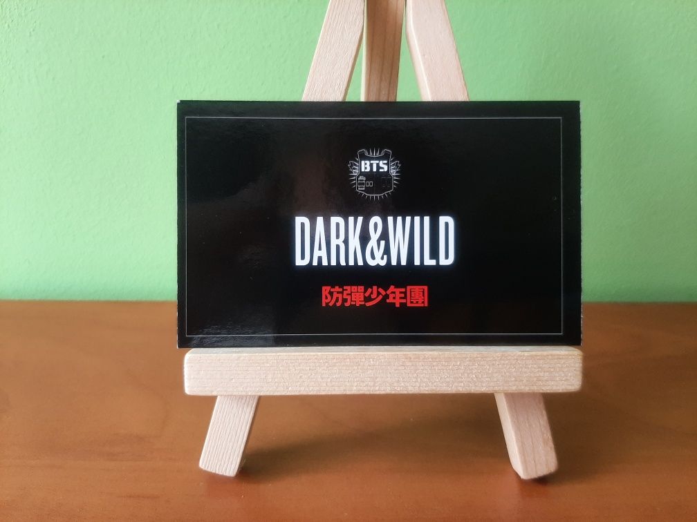 BTS Karta grupowa oficjalna Dark&Wild