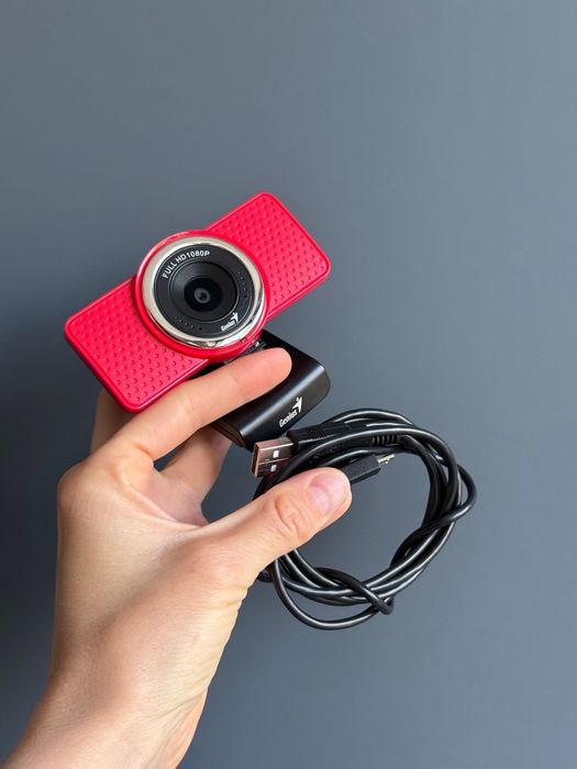 Веб-камера Genius ECam 8000 Red Full HD 1080P