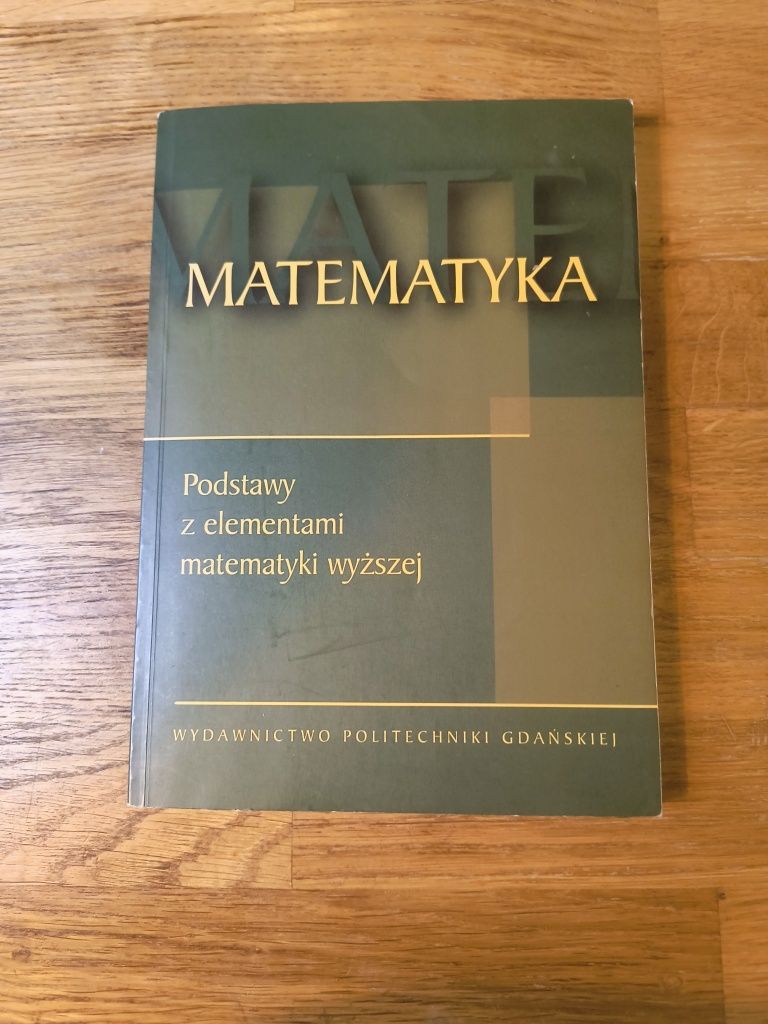 Podręcznik matematyka politechnika Gdańska Barbara Wikieł