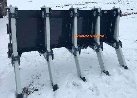 Brona leśna zgrabiarka do gałęzi drzew FK MACHINERY grabie leśne spych
