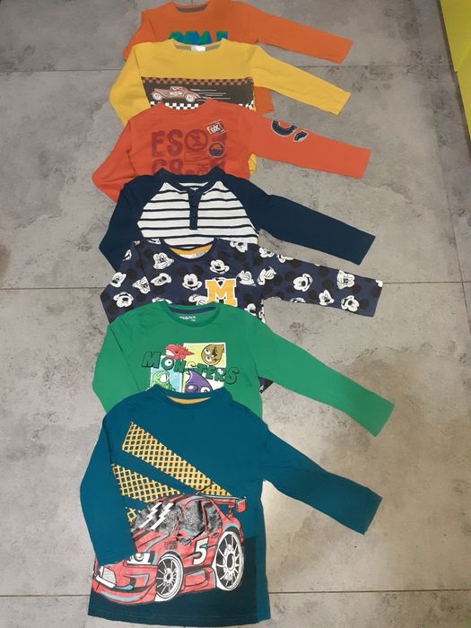 Bluzki na długi rękaw 98/104