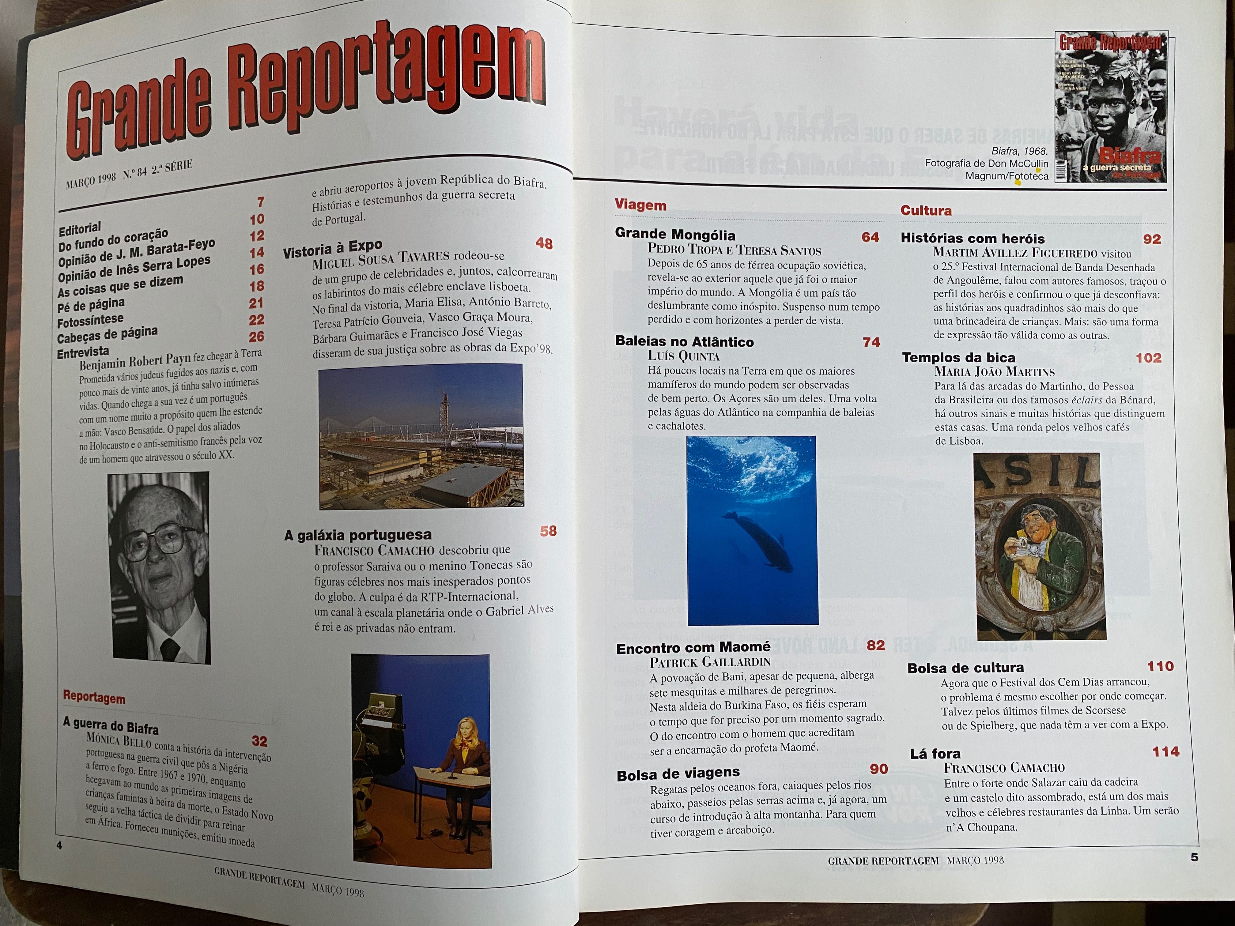 Lote 7 Revistas “Grande Reportagem”