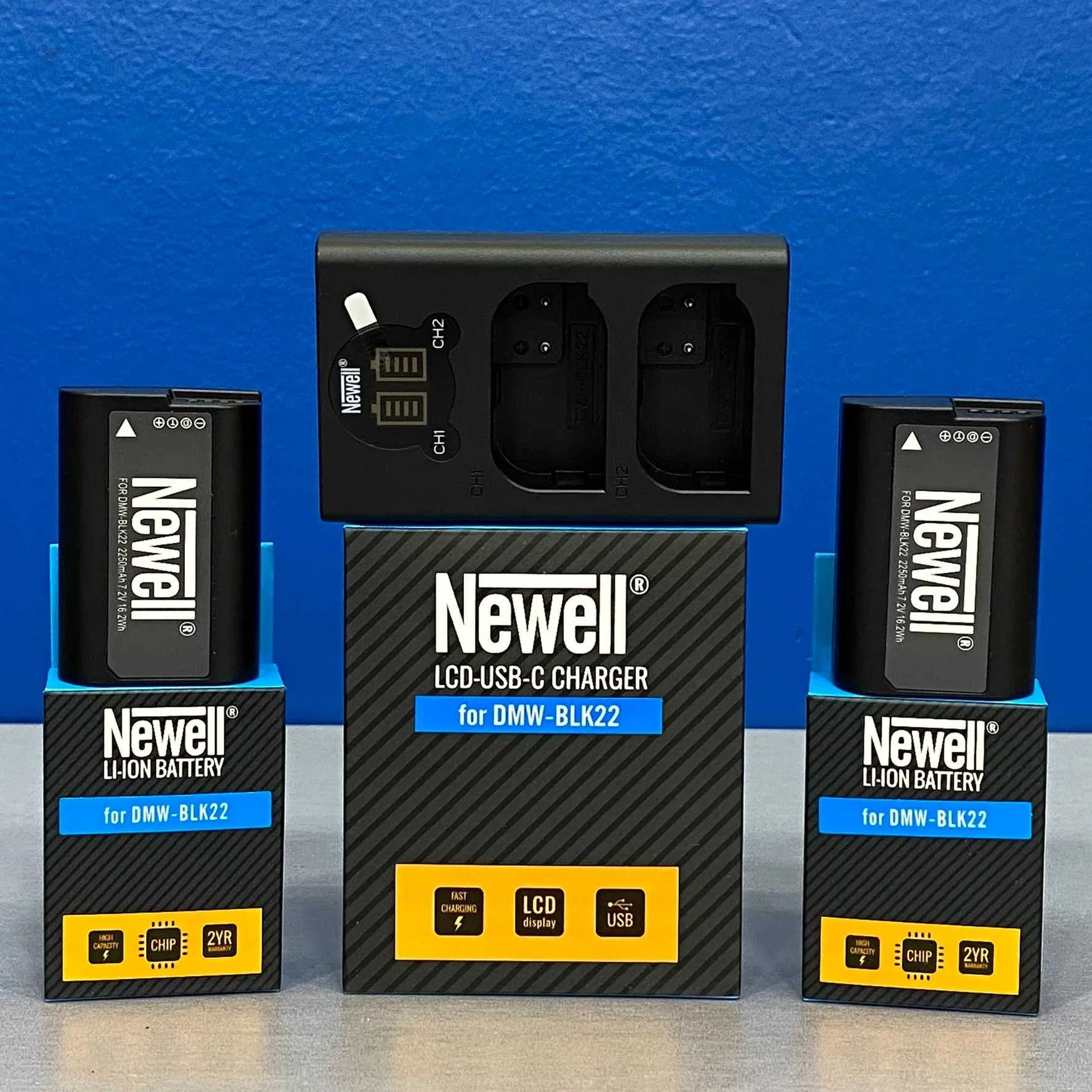 Батарея Newell DMW-BLK22 для LUMIX S5, S5II, GH5, GH5S, G9. Нові. Гар.