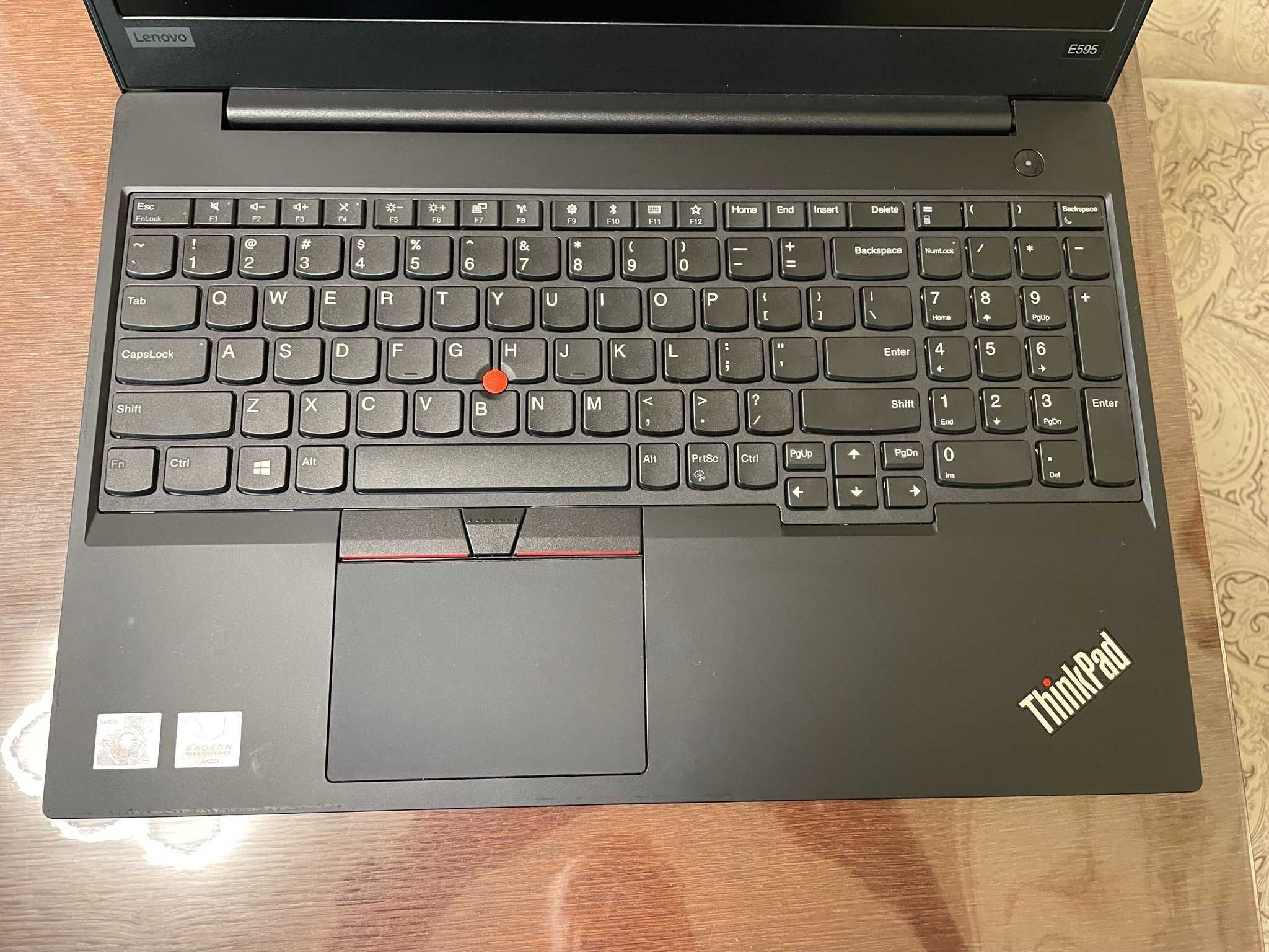 Ноутбук 15" FHD Lenovo Thinkpad E595 (Ryzen 7 3700U/16/SSD256/Vega 10)