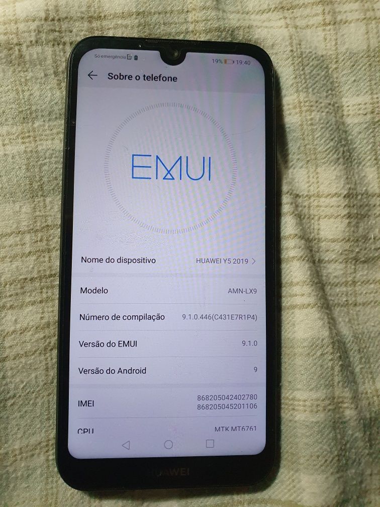 Telemovel Huawei Y5 2019