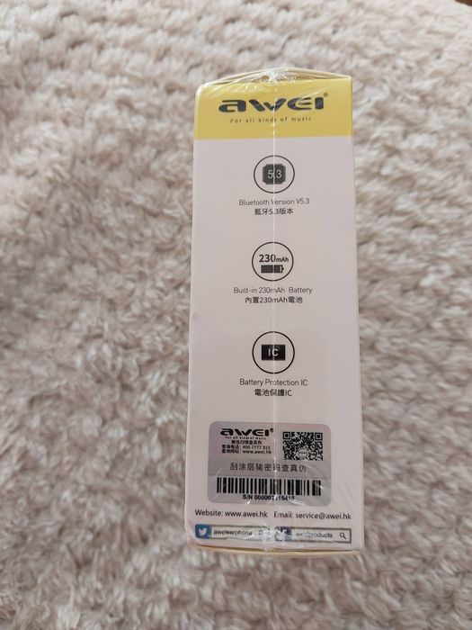 Awei T87 mini słuchawki bezprzewodowe bluetooth