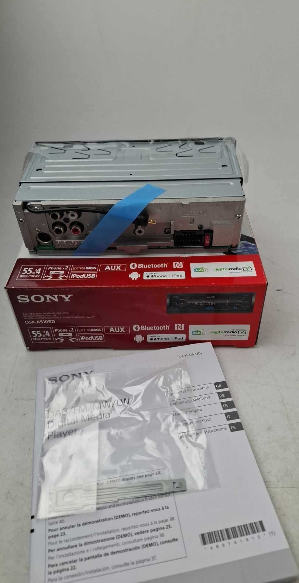 Sony DSX-A510BD Radio samochodowe Bluetooth DAB MP3 USB