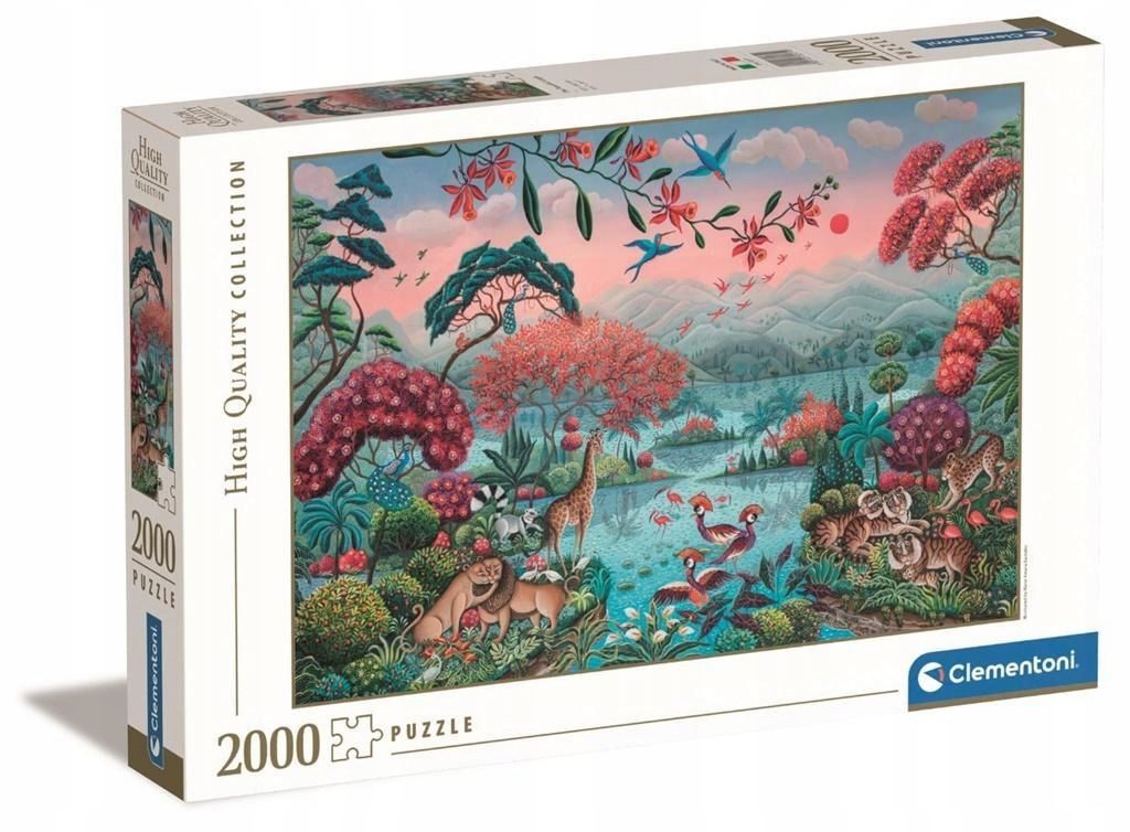 Puzzle 2000 Hq The Peaceful Jungle, Clementoni