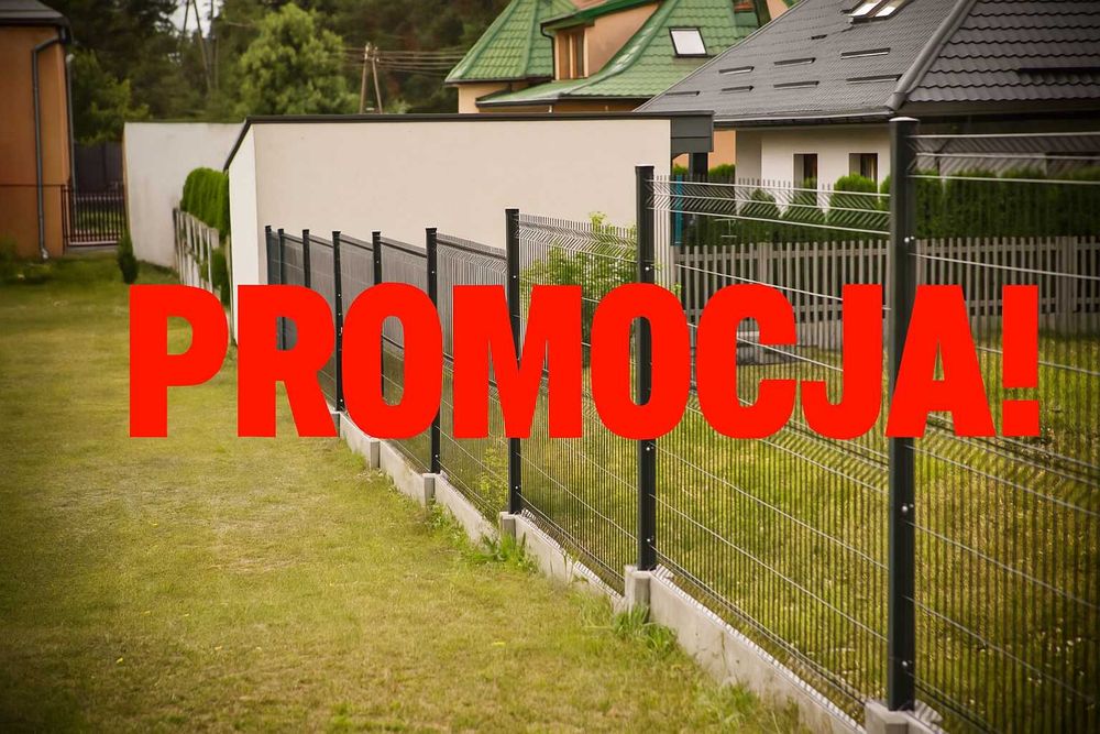 Kompletne ogrodzenie panelowe 123 cm FI4-45 zł/mb