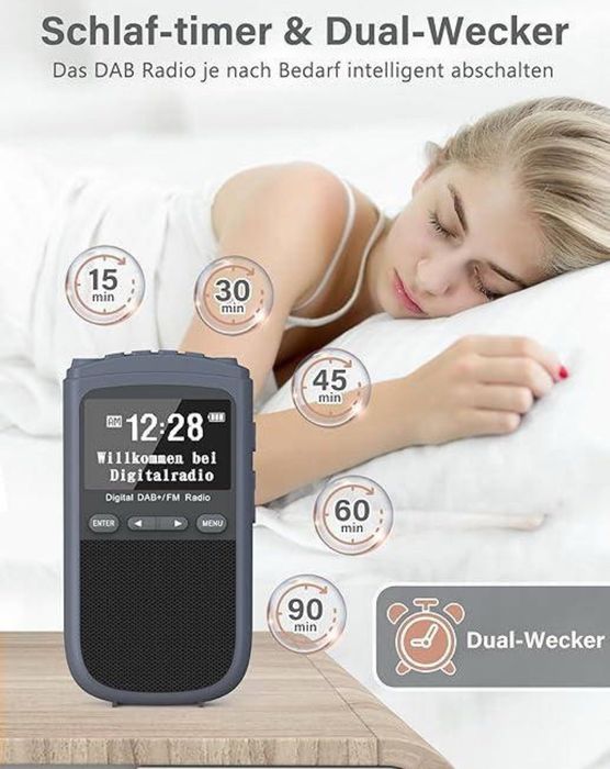 Портативне радіо DAB+/FM Radio Цифрове кишенькове радіо, Компактне рад