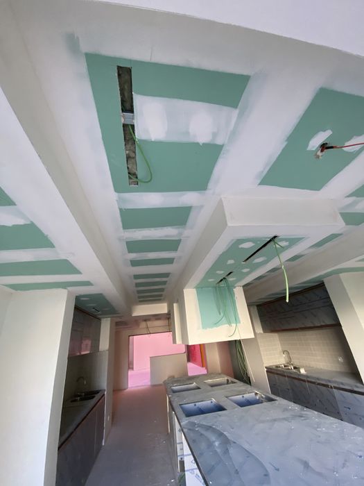 Barramento de juntas de de pladur