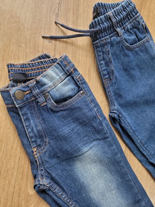 [132] 2 pary spodni jeansowych w rozm. 122