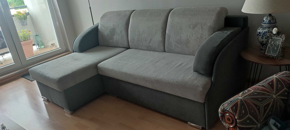 Narożnik z funkcją spania