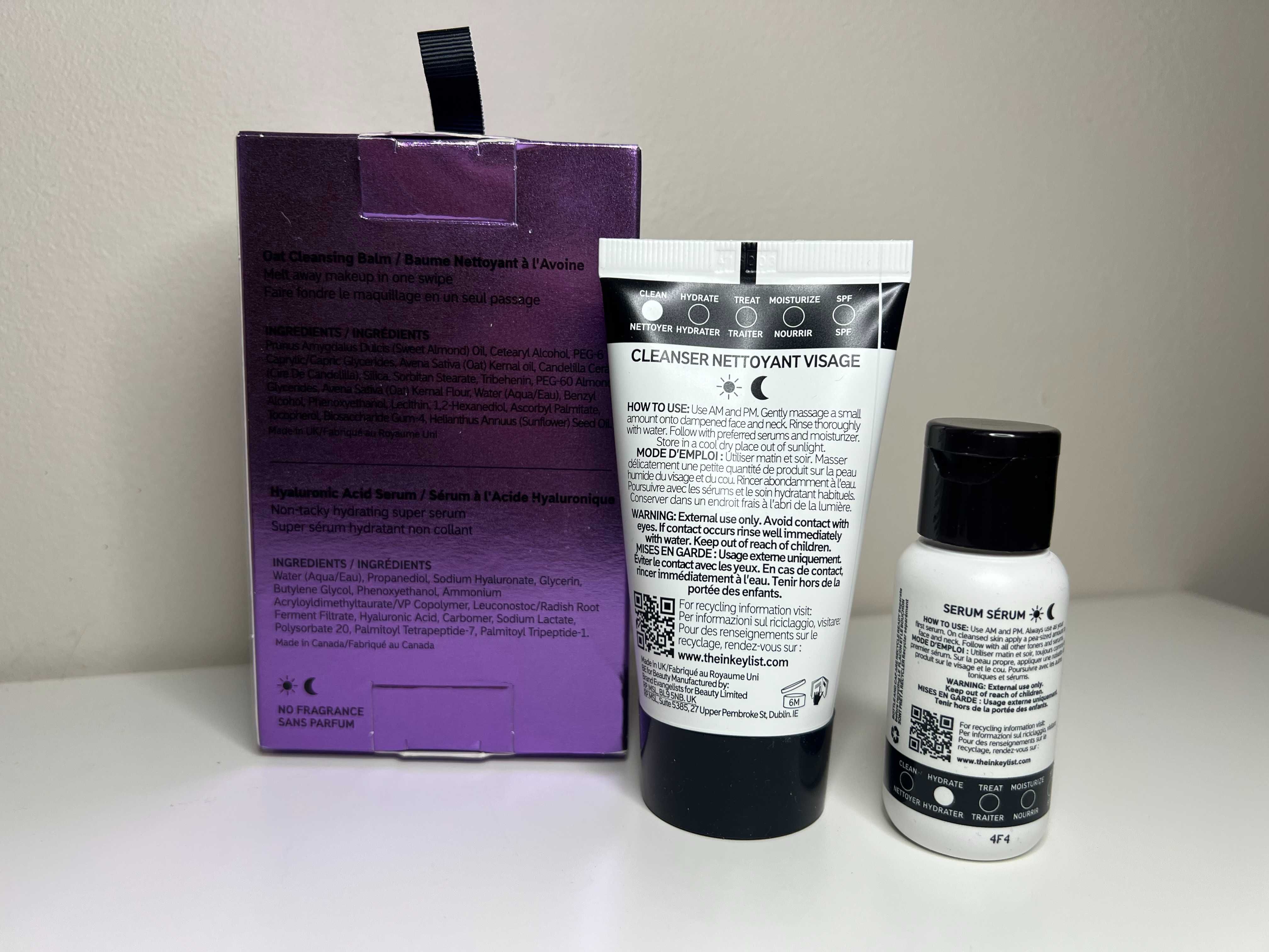 THE INKEY LIST Healthy Skin Zestaw do oczyszczania i nawilżania skóry